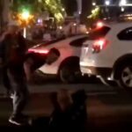 [動画0:54] 中国人、元妻を車で轢く