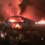 [動画0:39] イラク、コロナ患者用病棟で火災が発生