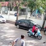 [動画2:38] 優しい男性、怪我をしている鳩を助けようとしてバイクに撥ねられる