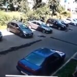 [動画0:30] 64歳の女性、転落した子供をキャッチ