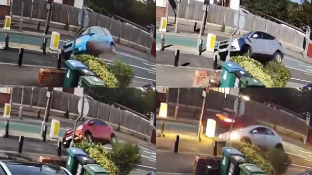 [動画1:29] イギリスで話題、事故が多発する道路