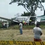 [動画1:27] コロンビア国家警察の航空機、墜落する