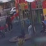 [動画0:47] １１歳の少年、公園の遊具を高速回転させることに成功