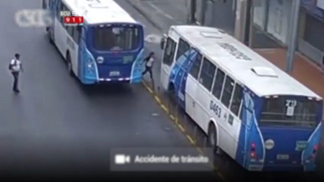 [動画0:32] バスを降りたらバス
