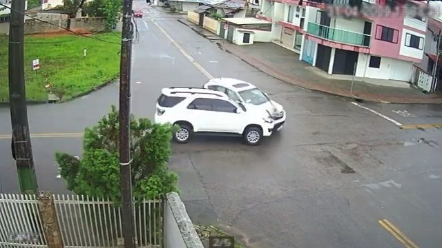 [動画0:47] 事故直後、犬を追いかけることになる運転手