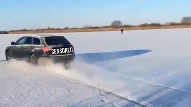 [動画2:17] アウディ乗り『凍った川でドリフトしたらバズるやろなぁ！』→大人気動画にｗ