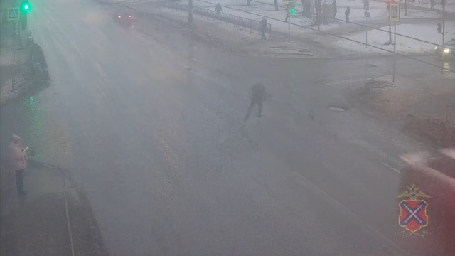 [動画0:15] 54歳男性、いまだに道路の渡り方を知らない